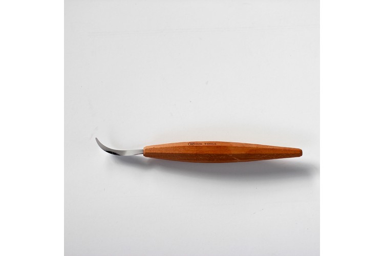 Spoon knife right hand open curve with Sheath
